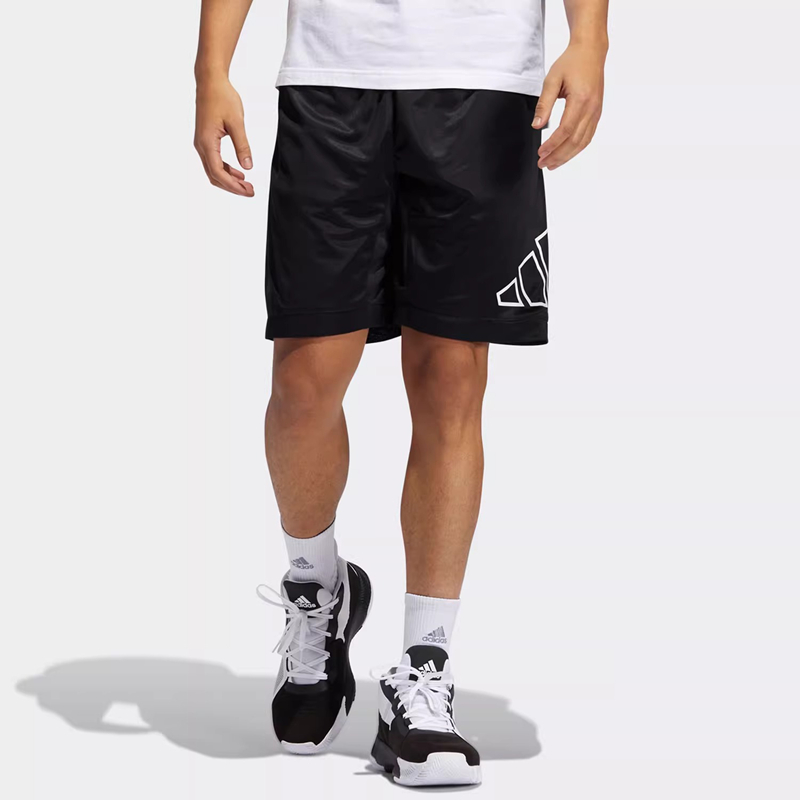 Adidas/阿迪达斯男夏季宽松透气篮球运动休闲短裤五分裤GT3018