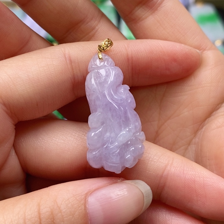 翡翠颈饰未镶嵌吊坠