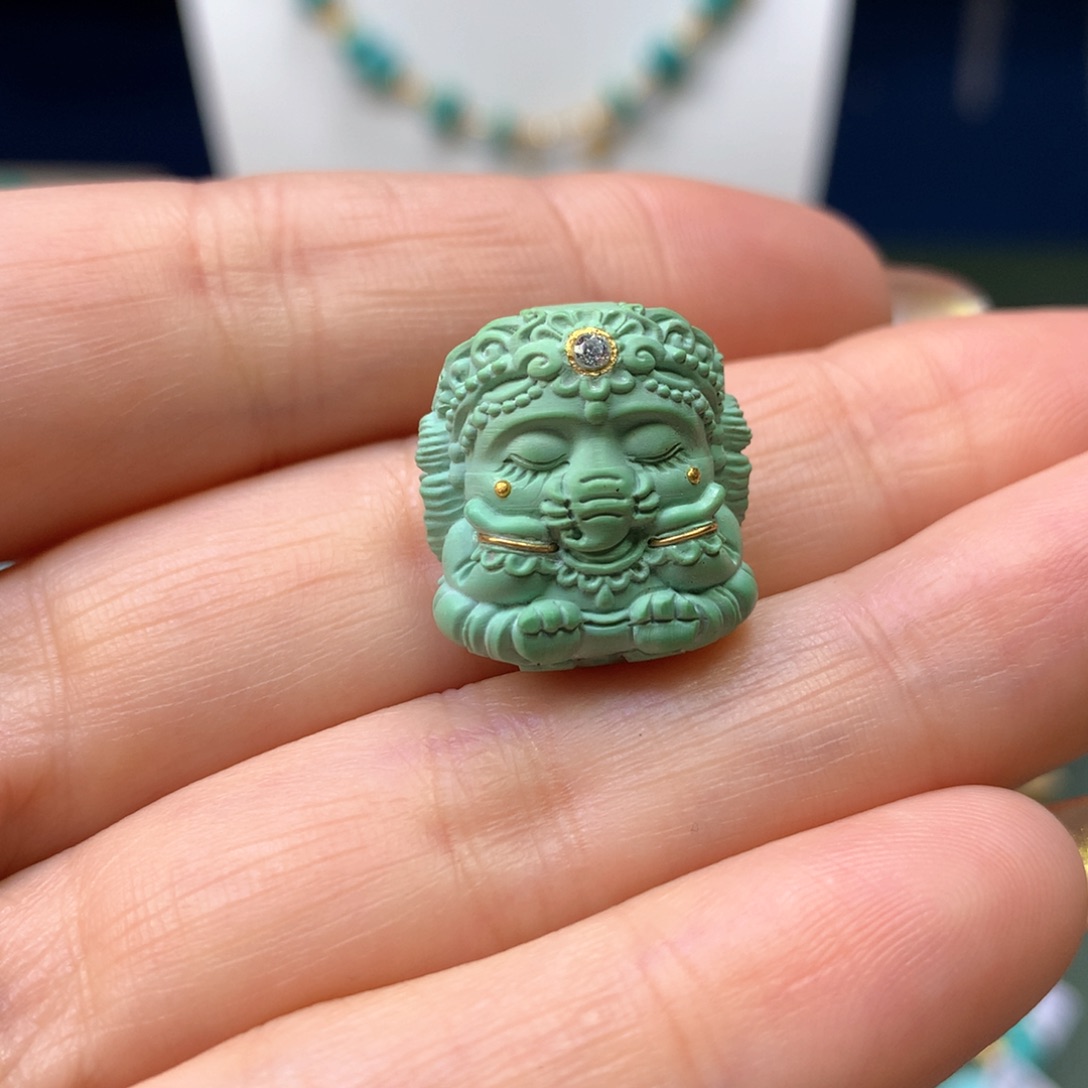 绿松石吊坠未镶嵌