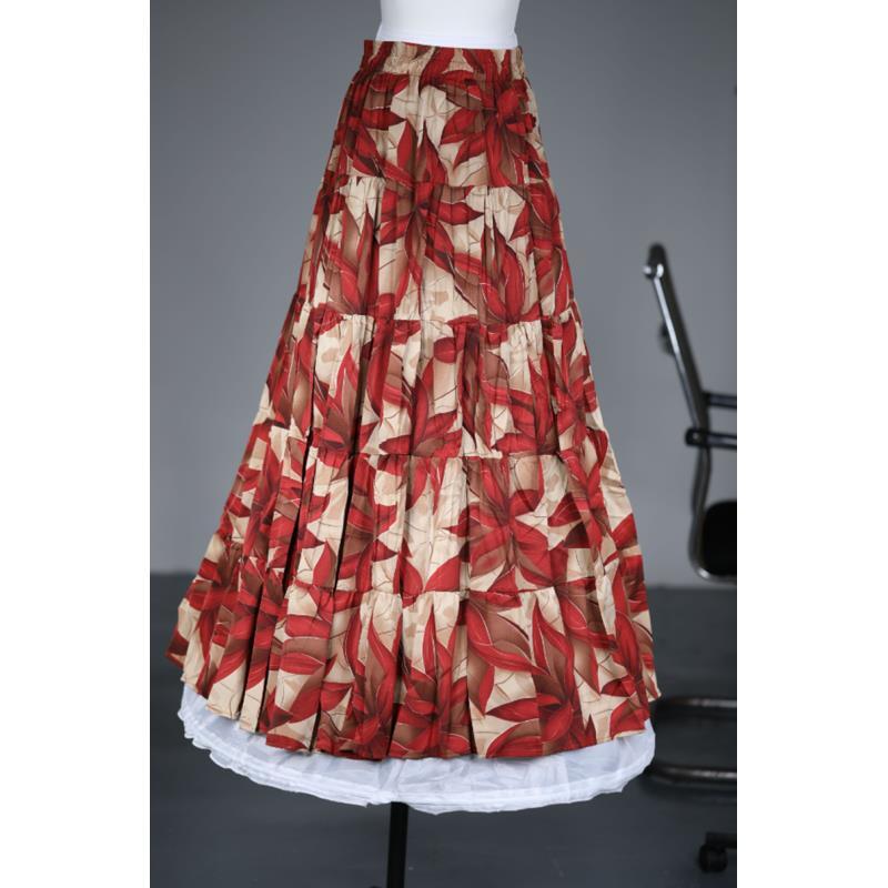 Q3994 新款2025气质显瘦小众半身A字大摆裙