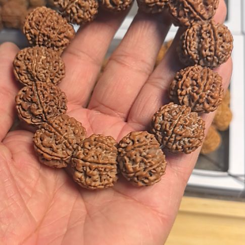 金刚菩提手串七瓣大金刚手串，原皮原色，精挑细选的原生态