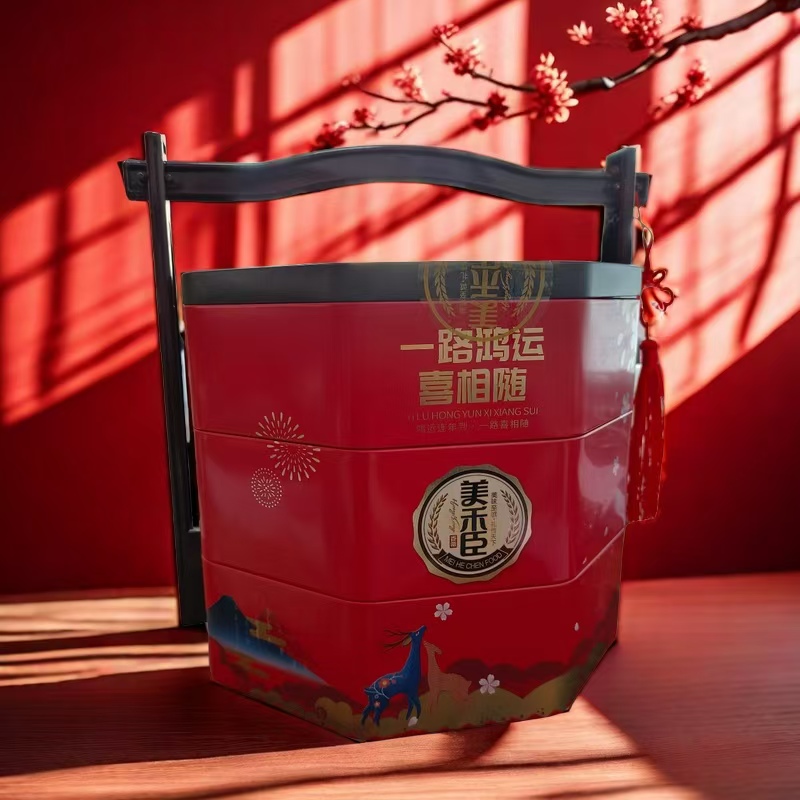 【美禾城臣】这款桃酥礼盒 酥到掉渣 送礼超有面