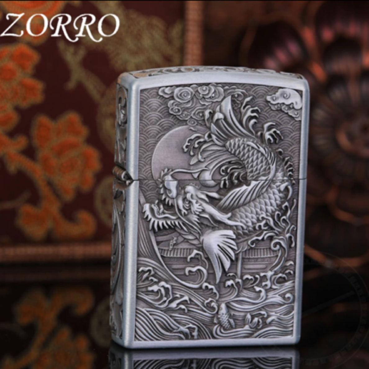 古银鱼化龙打火机（需自行配油）ZK21-2