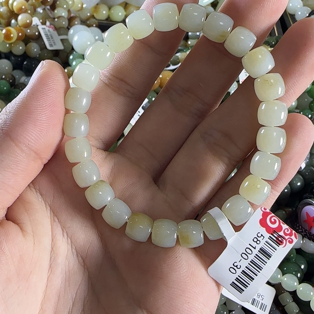 和田玉手链未镶嵌318