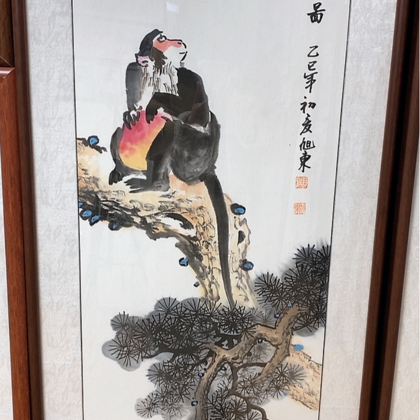 【闪购商品】国画手绘国画带框162.47