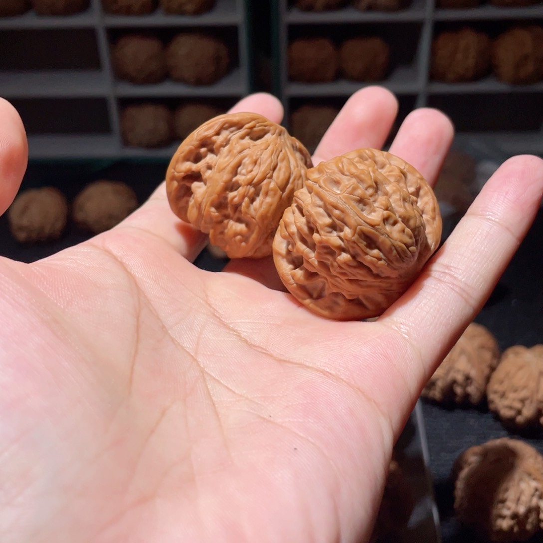 桃核把件老****堡39全品磨盘