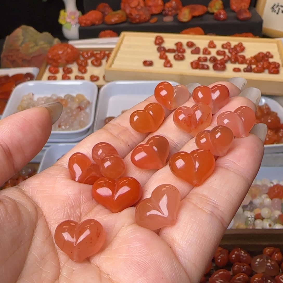 南红玛瑙未镶嵌吊坠(不含链)