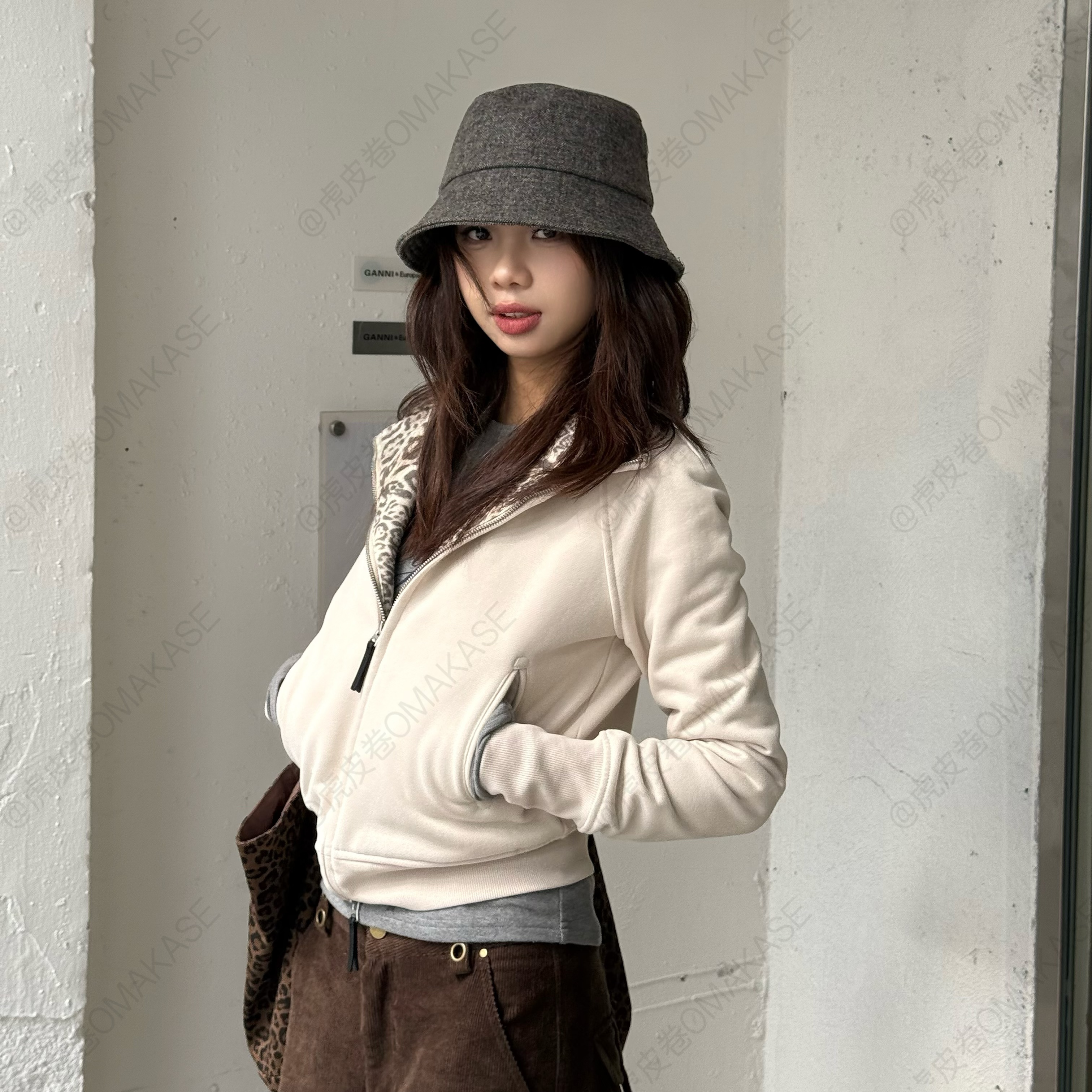 【豹豹卫衣】虎皮卷秋冬休闲加绒卫衣外套S251205