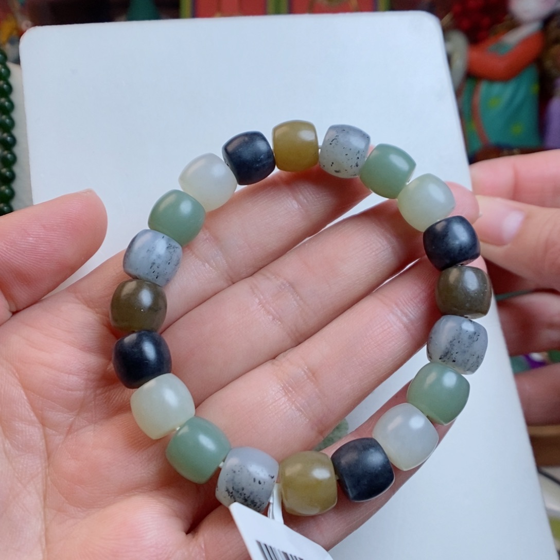 和田玉手链未镶嵌楼兰10