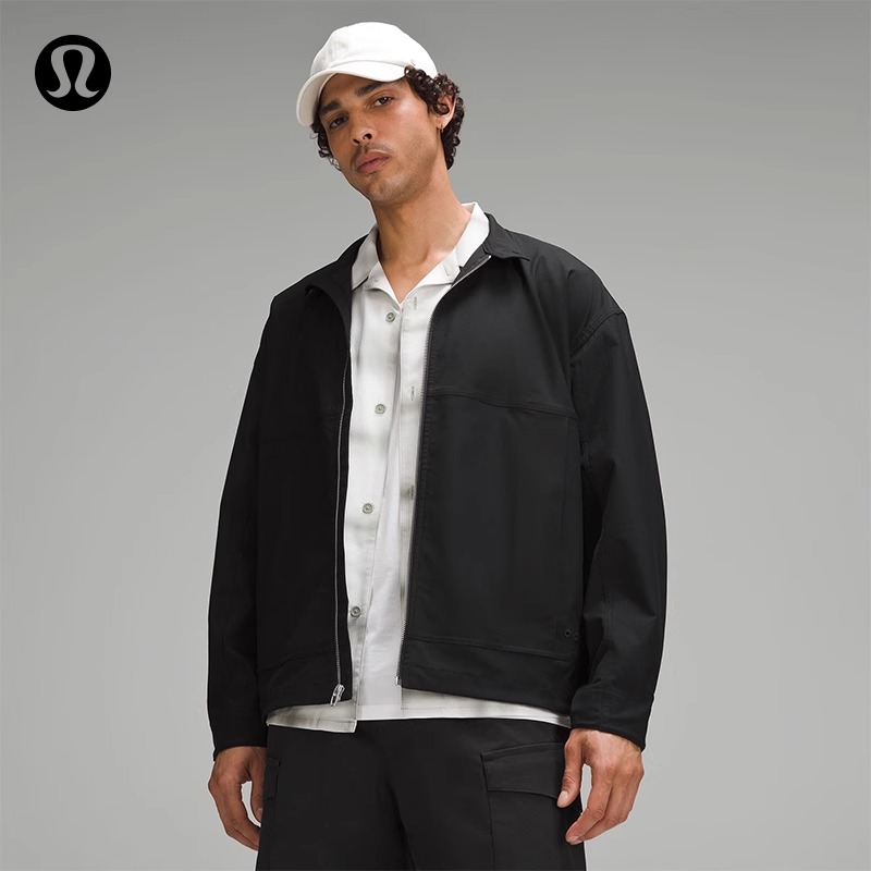 Twill 男士斜纹拉链外套 抗淋雨渗透丨lululemon丨LM3EZPS