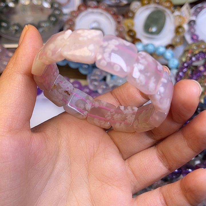 手链水晶未镶嵌樱花玛瑙