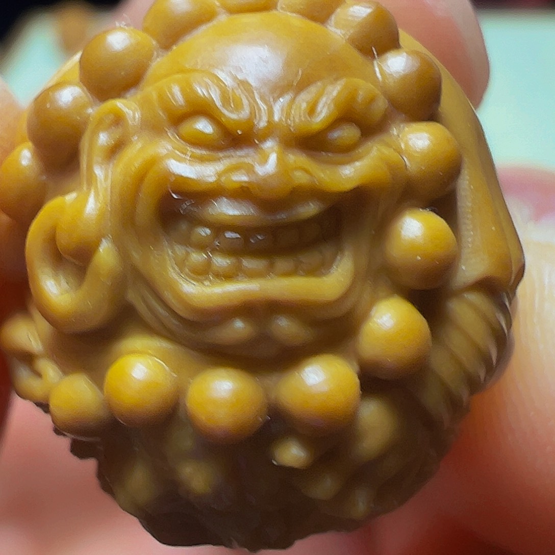 吊坠猴头核桃精修伏虎