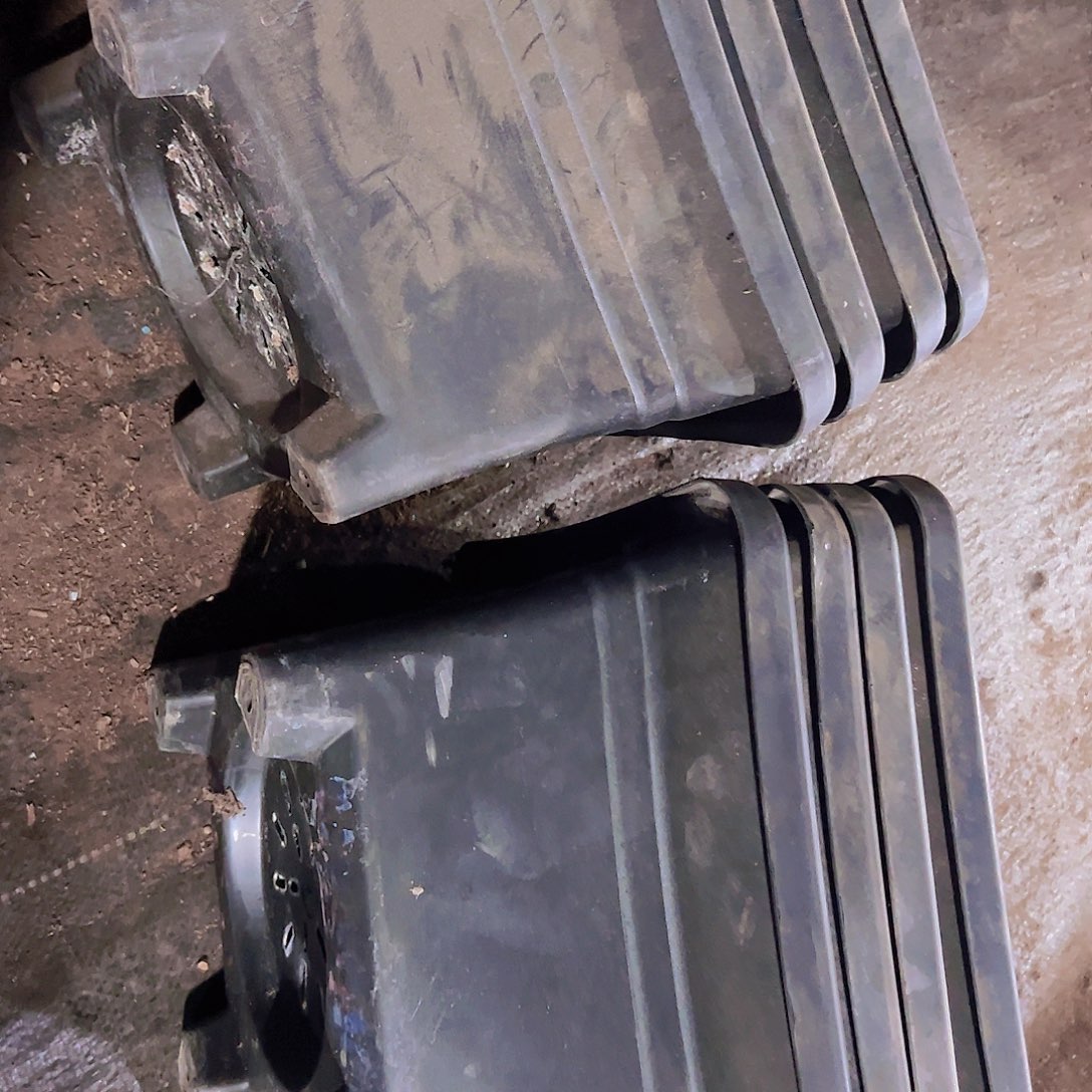 塑料27口径加厚加硬方盆4个