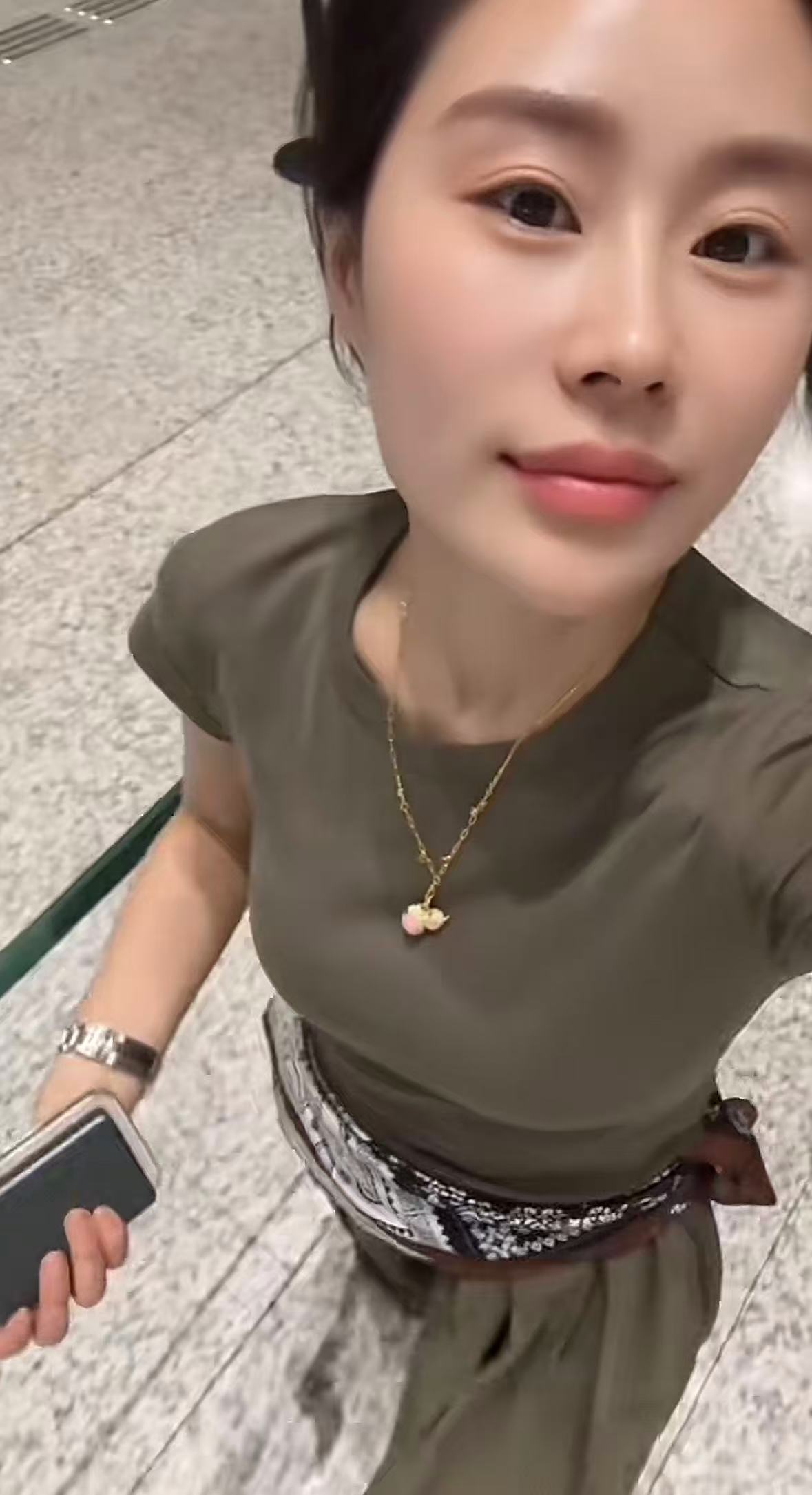 铜合金项链 Miss Huo 葫芦项链 粉色 50325