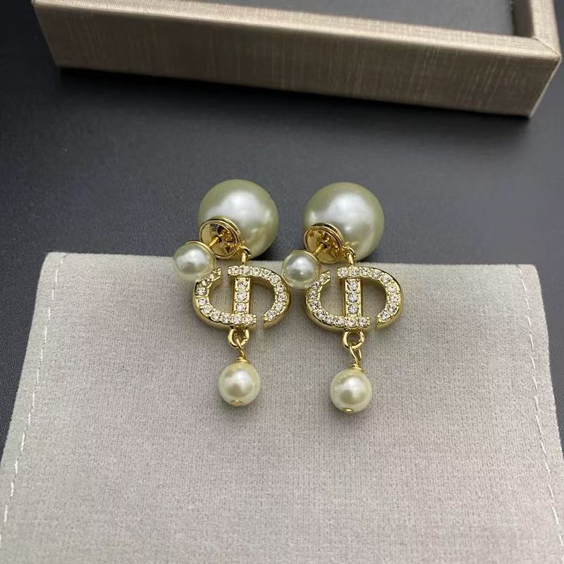 铜合金莫桑石耳饰 Boonlai 星星镶钻珠珠时尚轻奢百搭J耳环1657