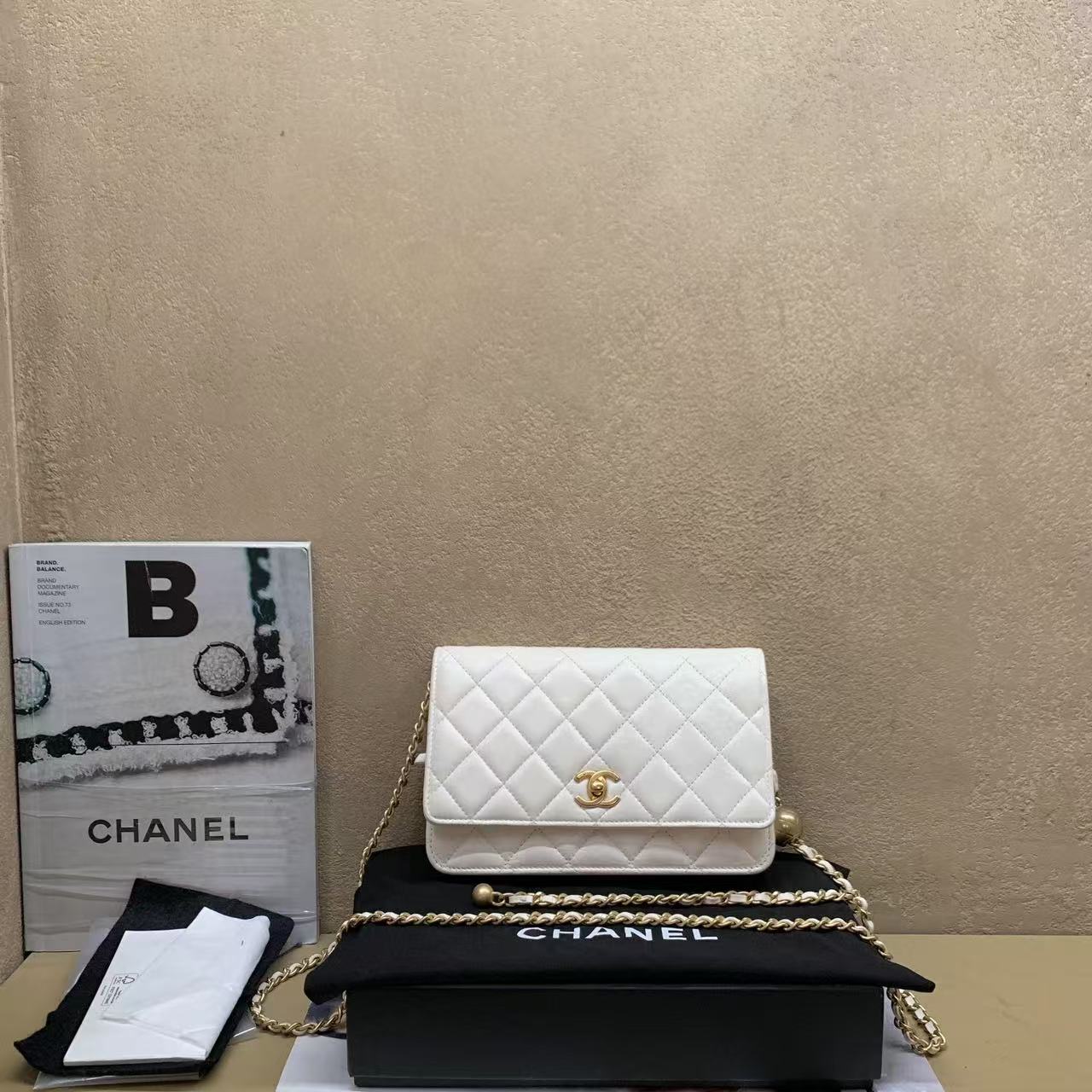 99新 Chanel/香奈儿 壹臻/21B白金金球77766809