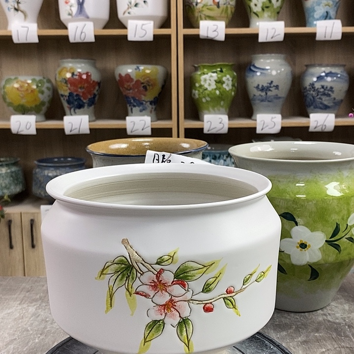 缸8zp景德镇陶瓷花盆