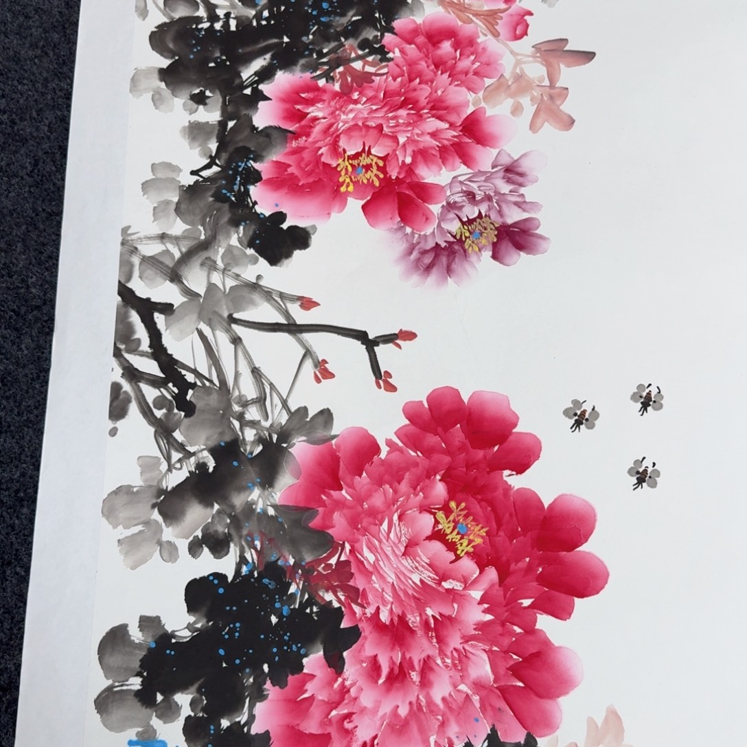 国画国画作品山水花鸟纯手绘