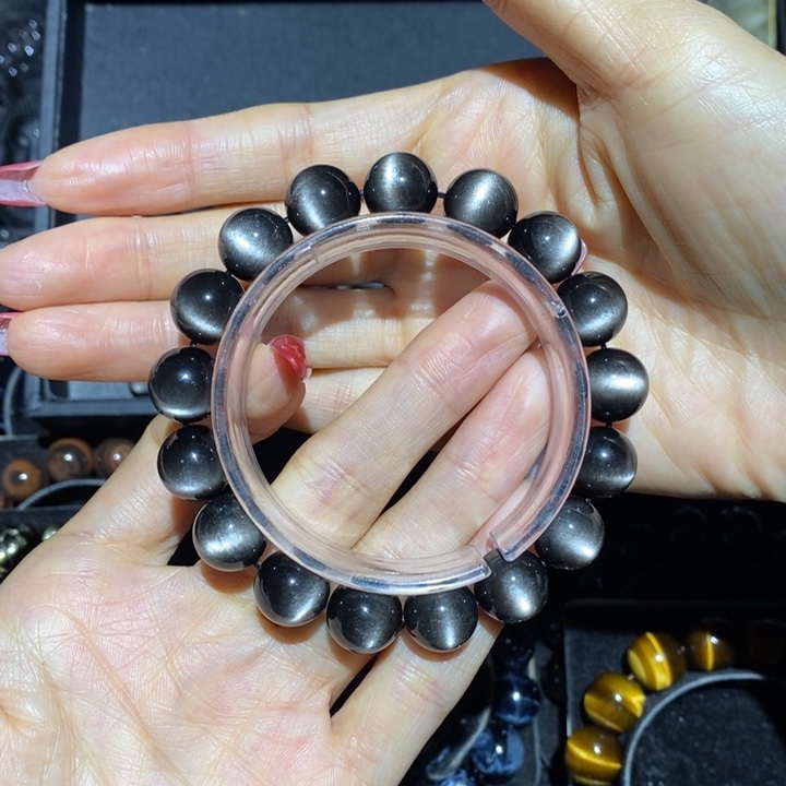 黑曜岩手链未镶嵌J****-