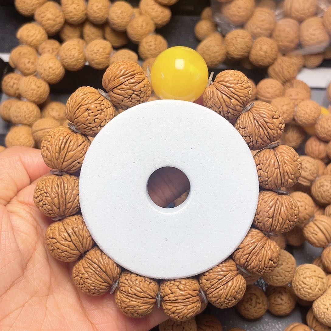 桃核吊坠19精品龙鳞凤尾手串