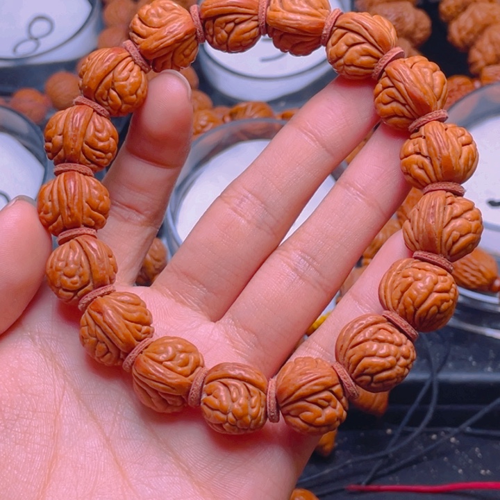 缘***分文玩核桃手串荔支闪电购17号车