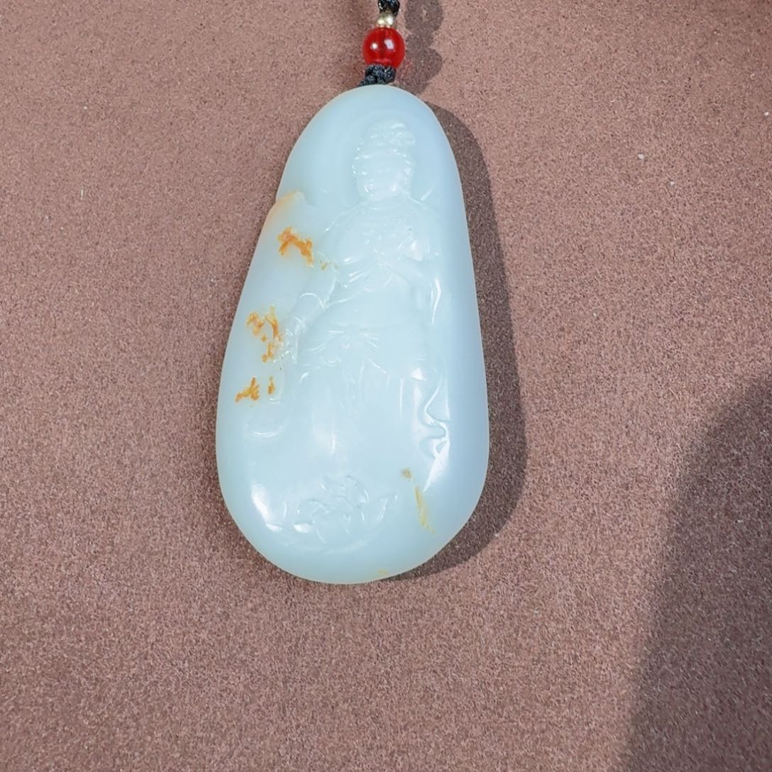 和田玉（白玉）挂件未镶嵌六****莉