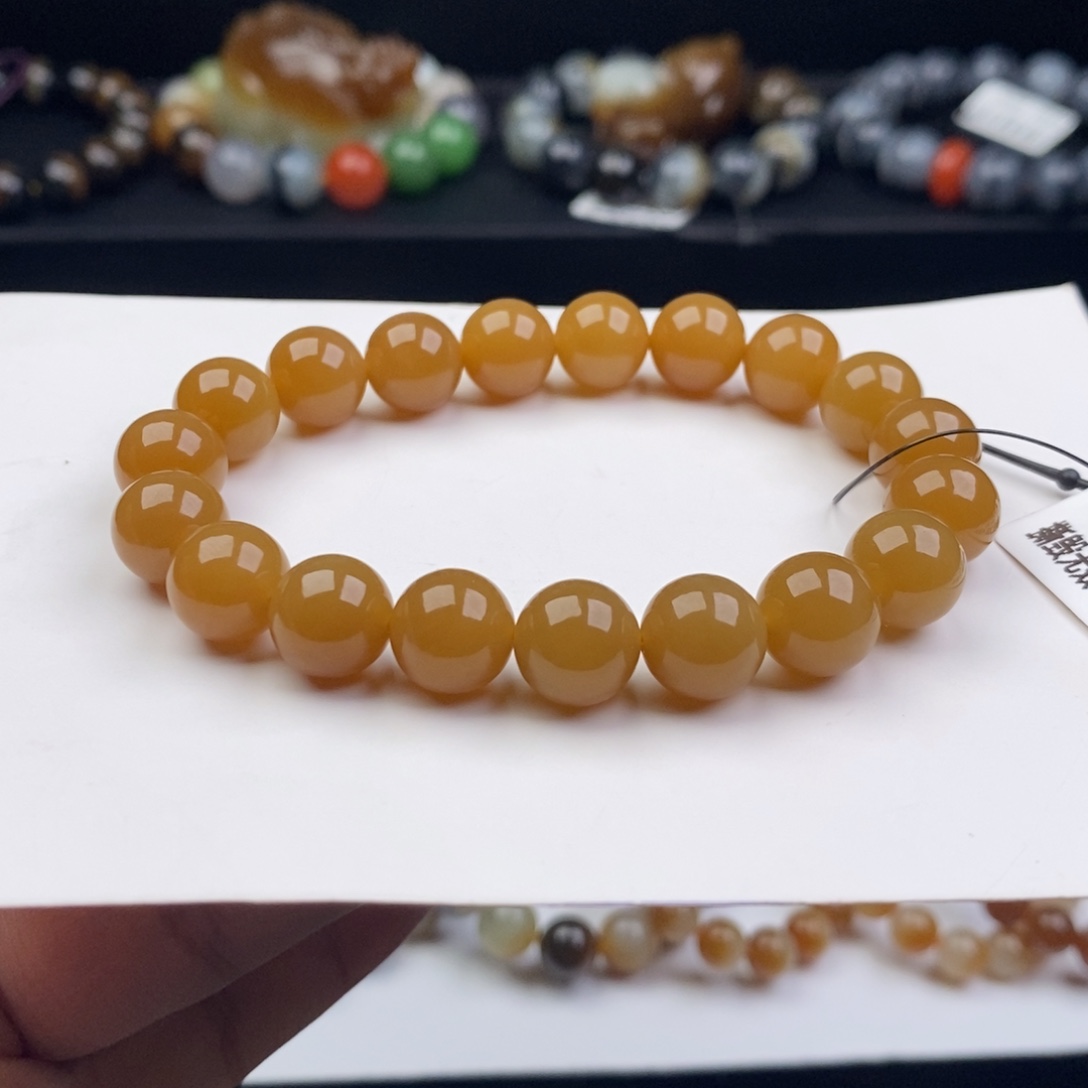 和田玉未镶嵌手链