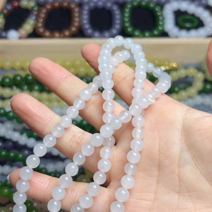 脂白色6mmmmmmmmm多圈