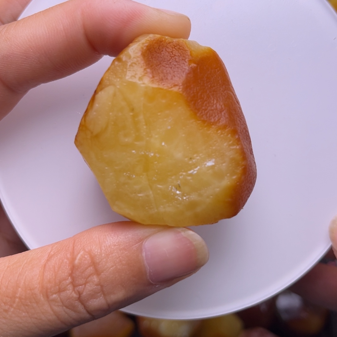 定制琥珀未镶嵌琥珀蜜蜡原石定制