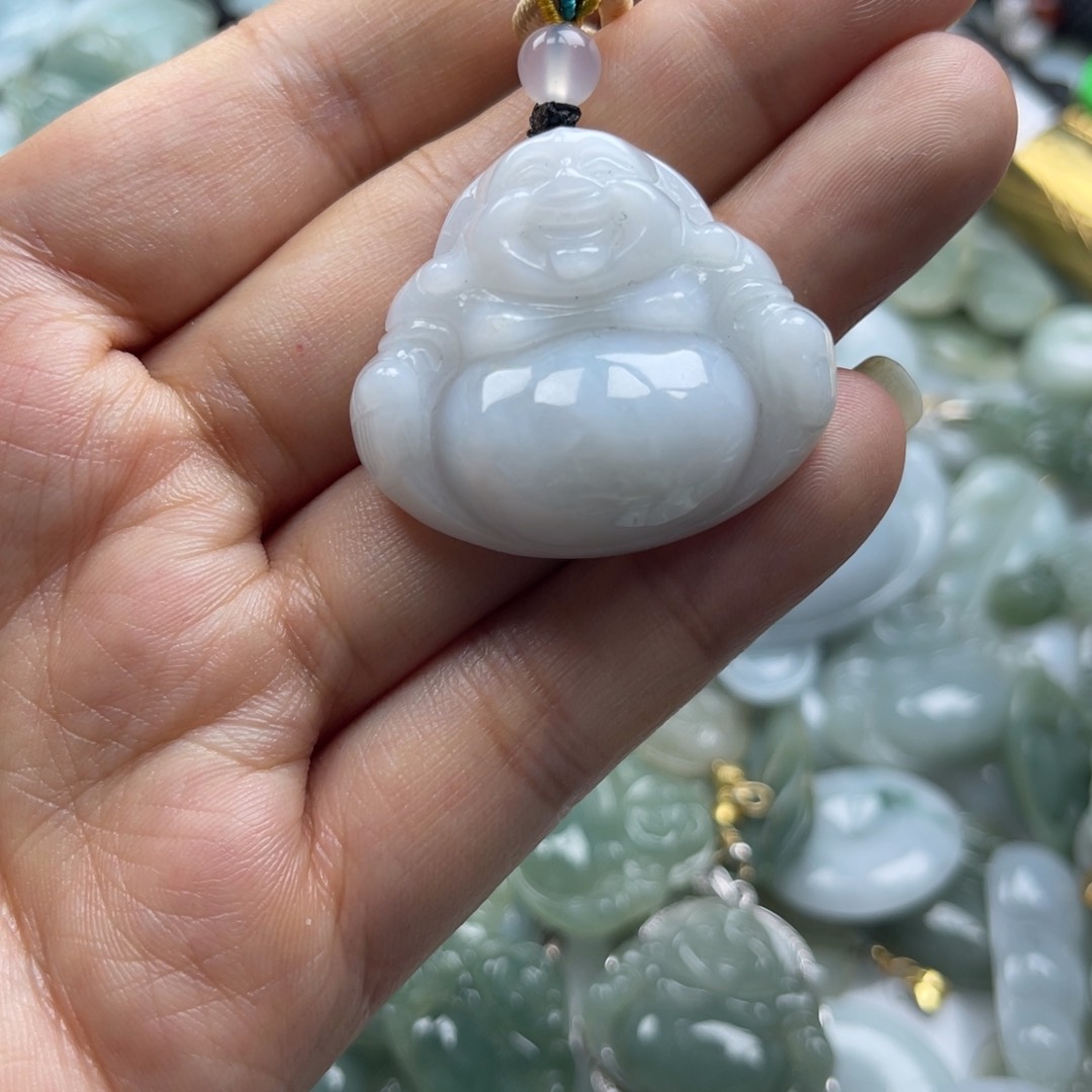 翡翠未镶嵌颈饰天然翡翠5555