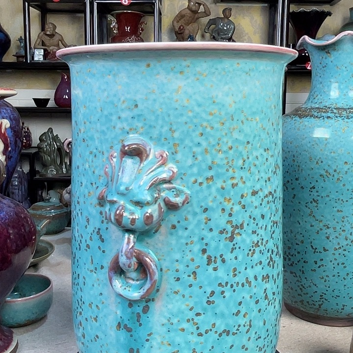 钧瓷艺术作品读*炉钧