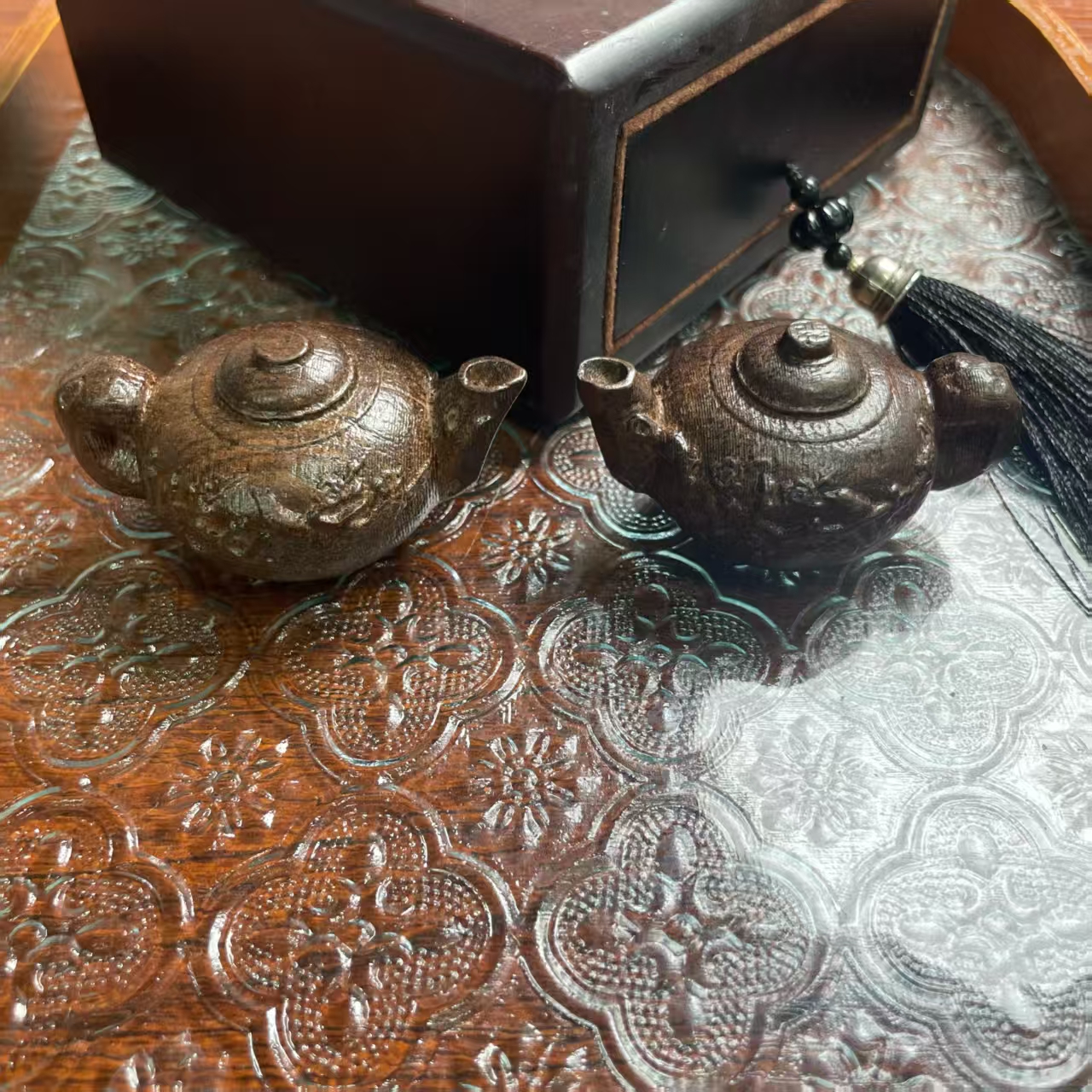 【百世璀璨 尽耀光芒】雪山重楼手把件C010