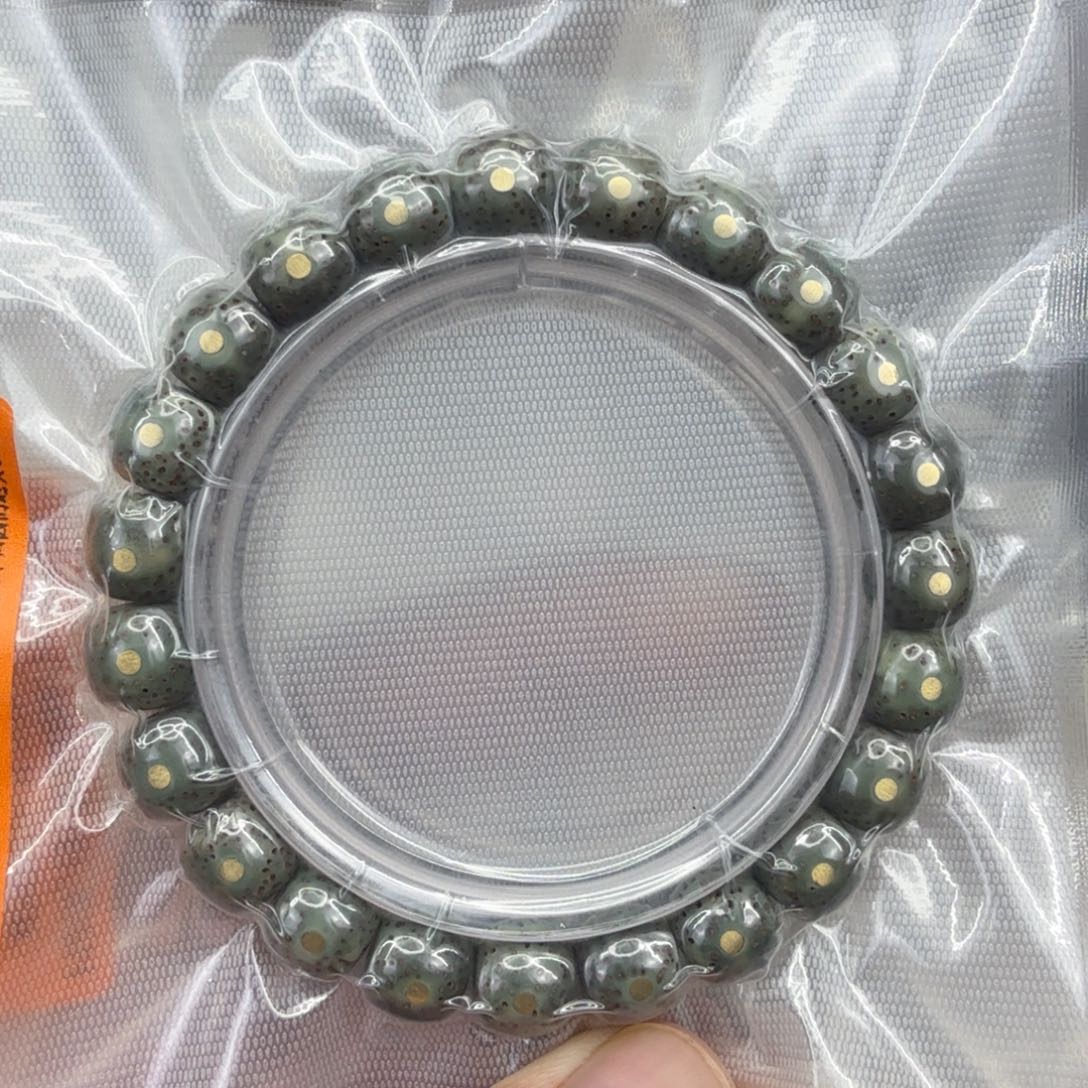 星月菩提手串13爱谁谁绿星月菩提单圈10钉