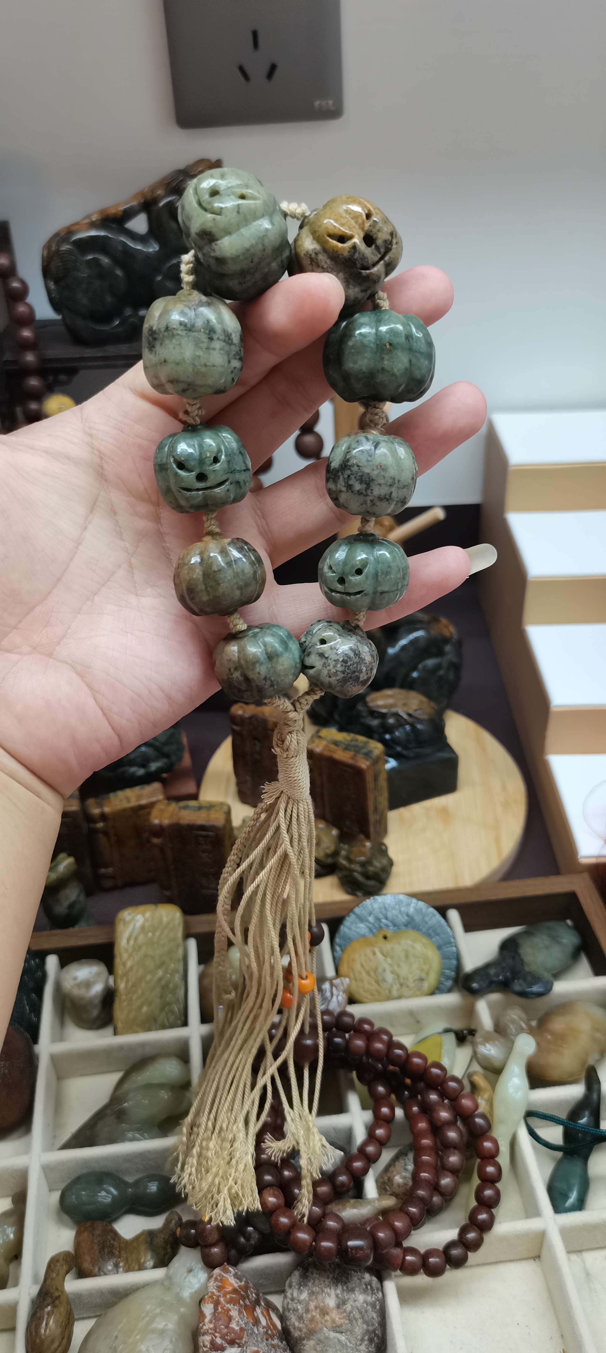 河磨玉小南瓜手持