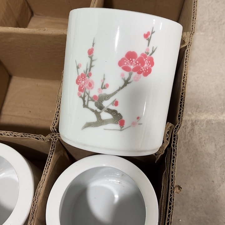 陶手绘笔筒，笔筒，笔筒，笔筒