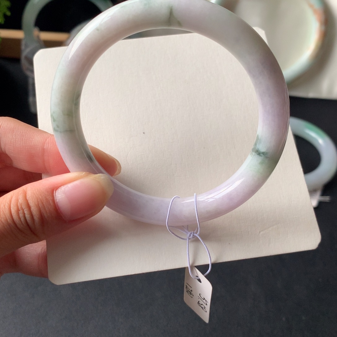 翡翠未镶嵌手镯9号58.3-10.4-9.6