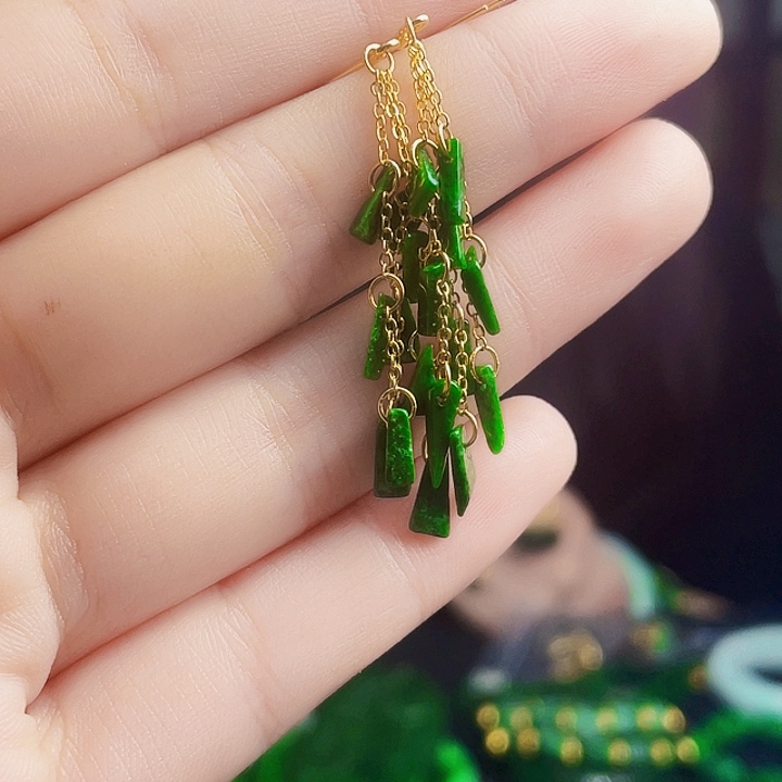 翡翠银S925镶嵌颈饰多样性