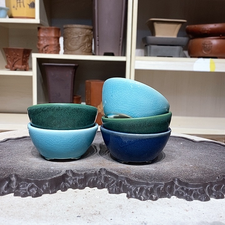 紫砂花盆瑕疵2.5-7。。。