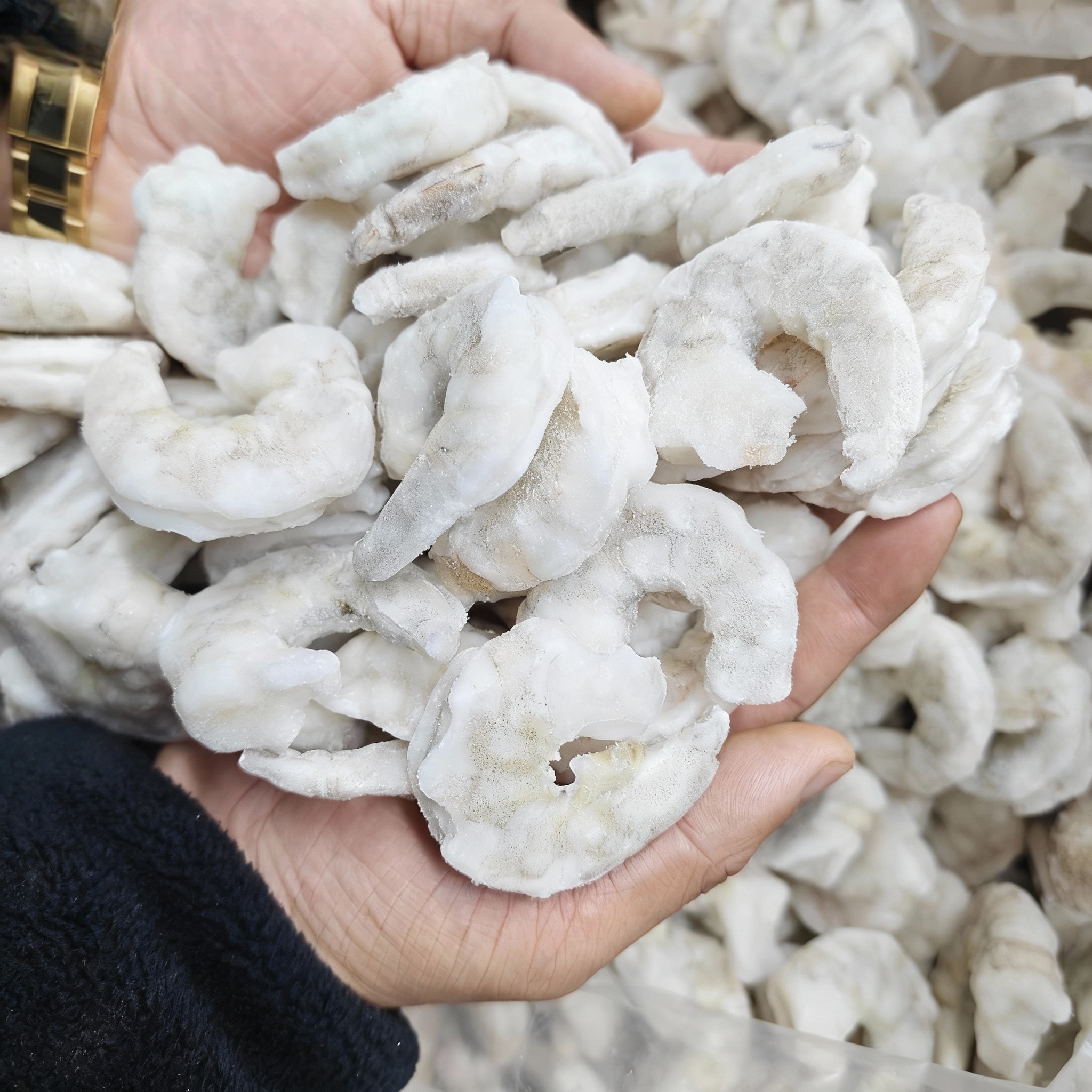 《大号去皮鲜冻虾仁》肉质好 做馅 炒菜吃 4斤装 天津发货