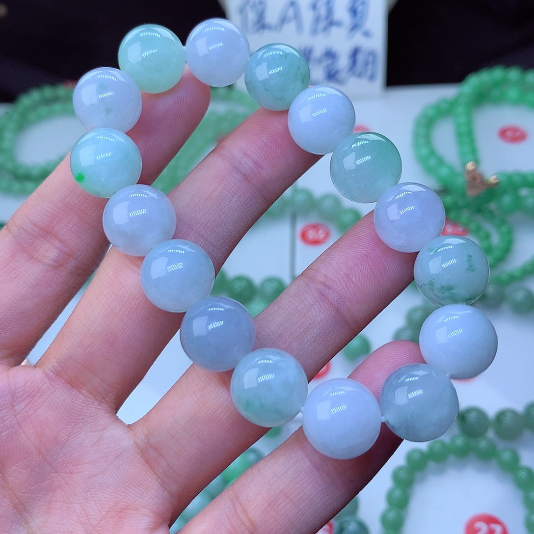 翡翠毛衣链未镶嵌