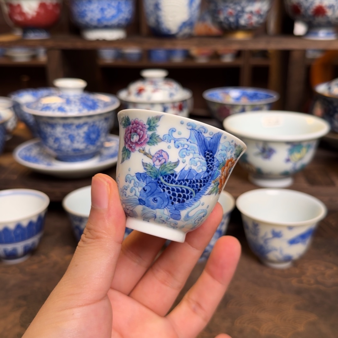 古****巷纯手工手绘陶瓷茶具