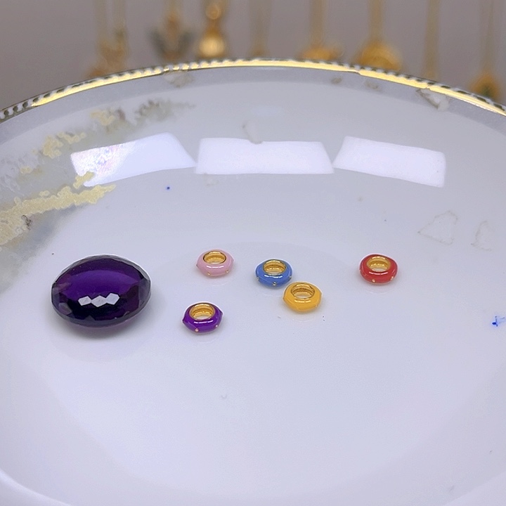 紫晶颈饰银S925镶嵌紫晶925镶嵌8