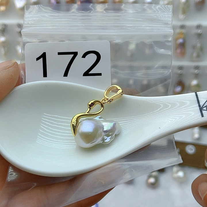 淡水珍珠颈饰银S925镶嵌