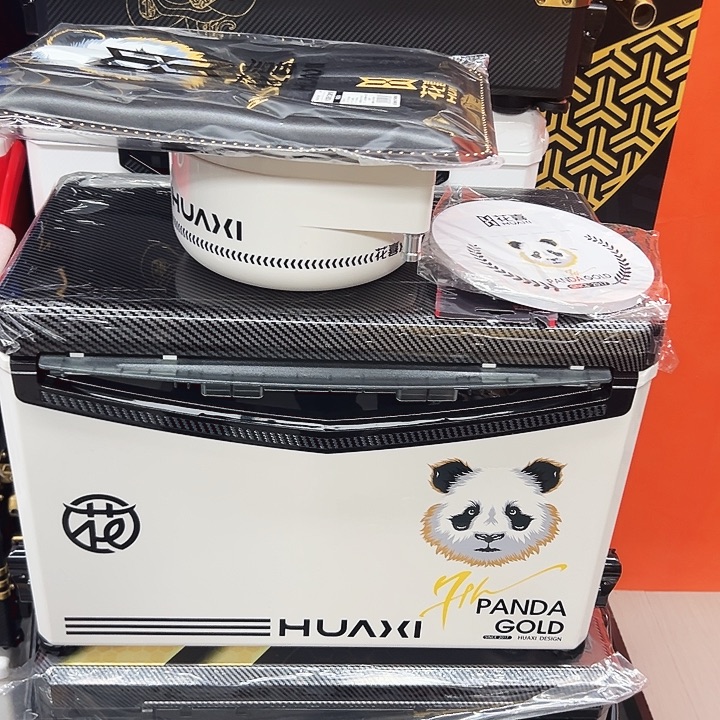 铝合金花喜2900白碳盖➕6件套➕食盒➕坐垫➕拉饵盘➕剪刀