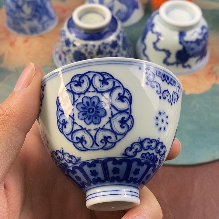 杯D***M现代景德镇全手工全手绘茶具1688888微瑕