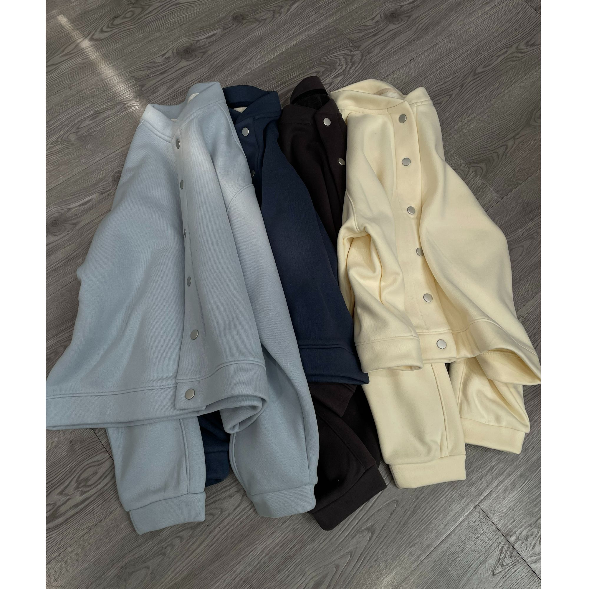 纯色百搭加绒加厚短外套时尚休闲百搭韩版