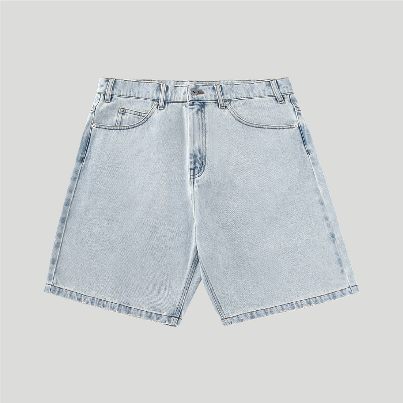 EQLZ 牛仔五分运动休闲百搭简约短裤无中生有