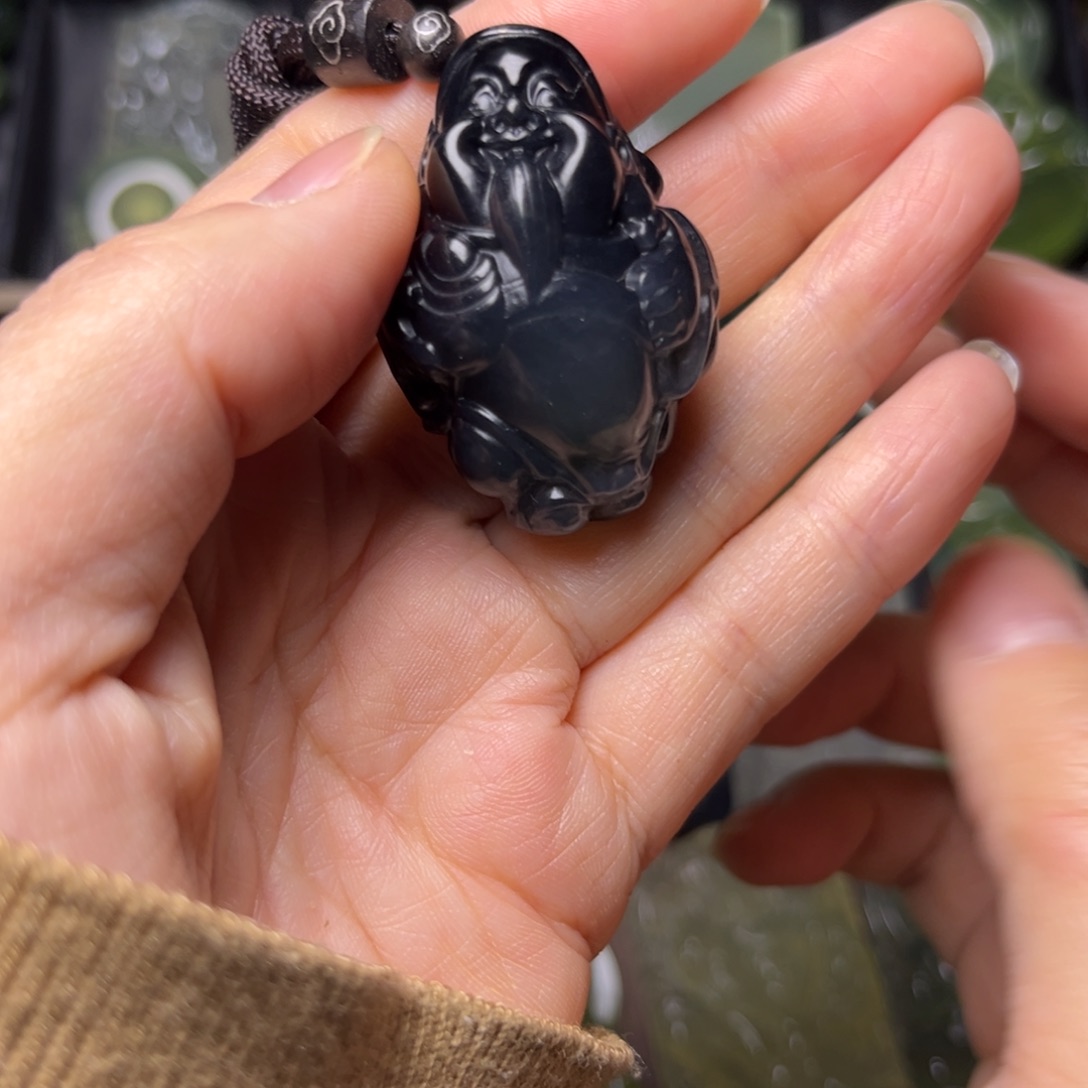 蛇纹石玉未镶嵌吊坠(不含链)