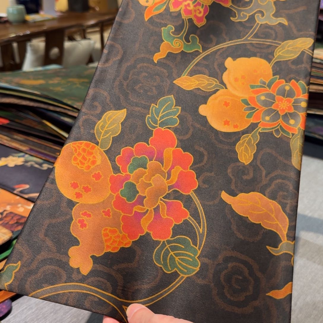 蚕丝香云纱茶席50×23cm