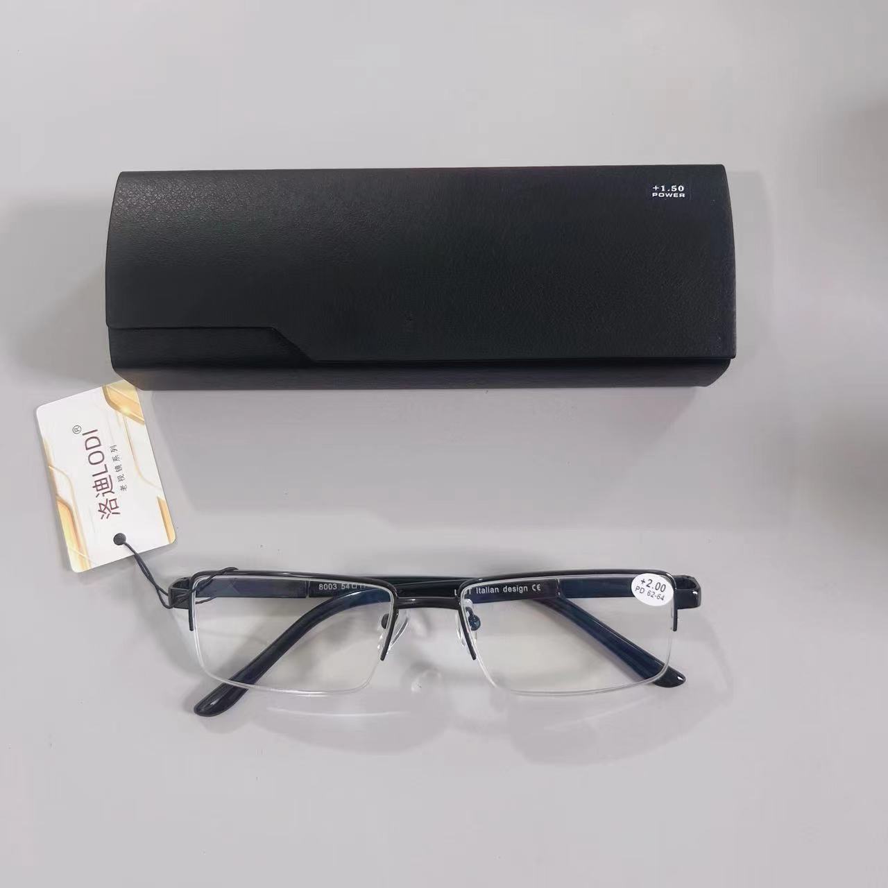 8003弹簧腿老花镜带盒20付
